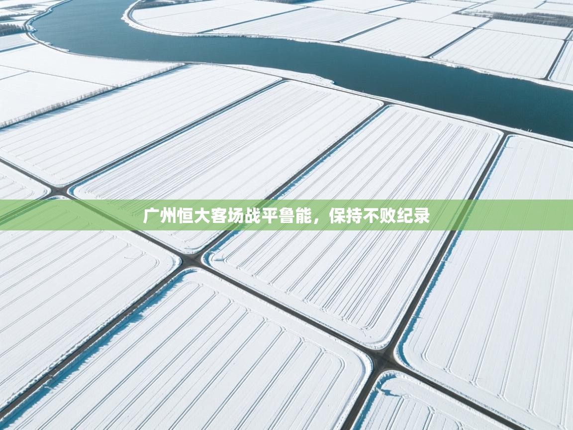 广州恒大客场战平鲁能，保持不败纪录  第1张